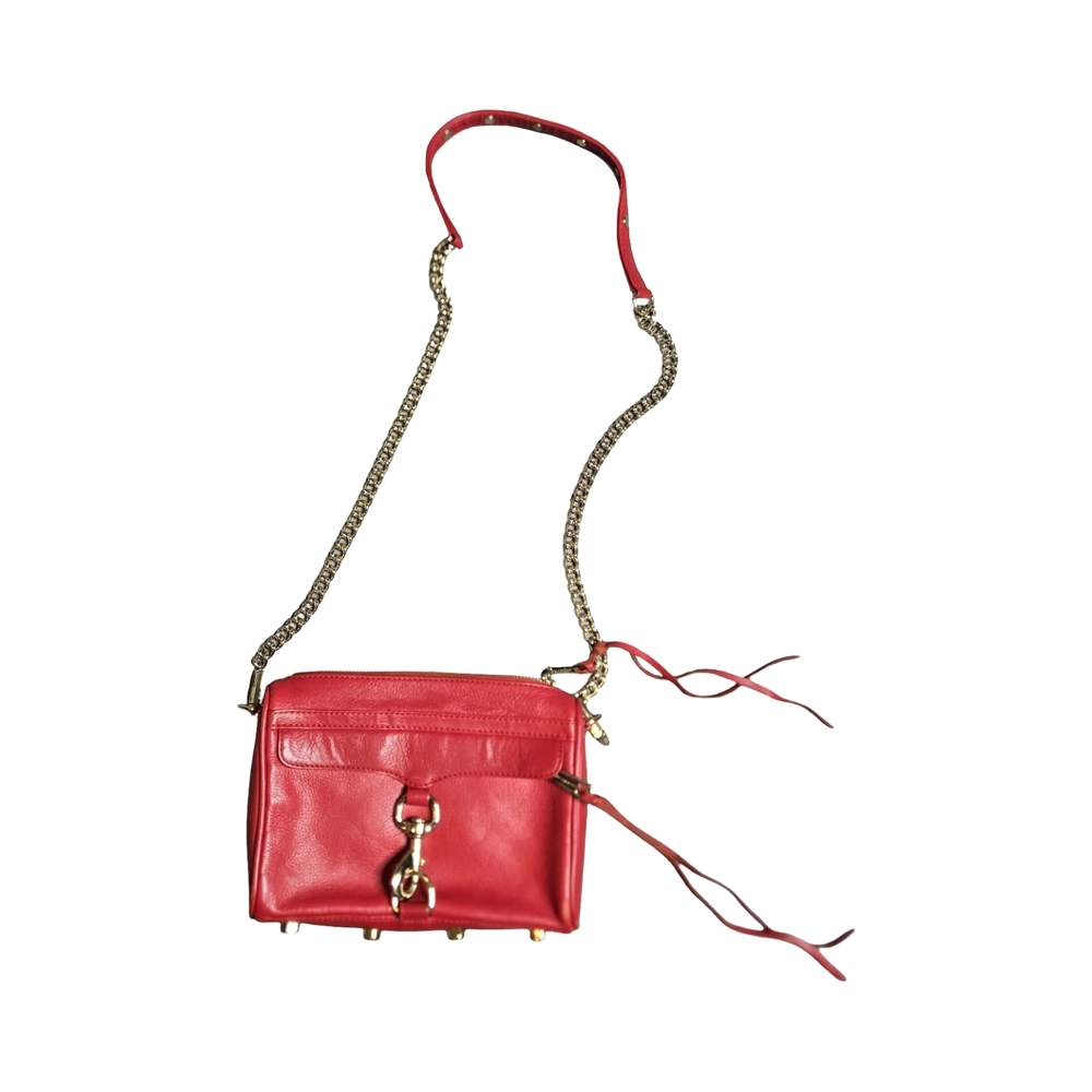 Rebecca Minkoff Mini Mac Red Leather Crossbody Bag